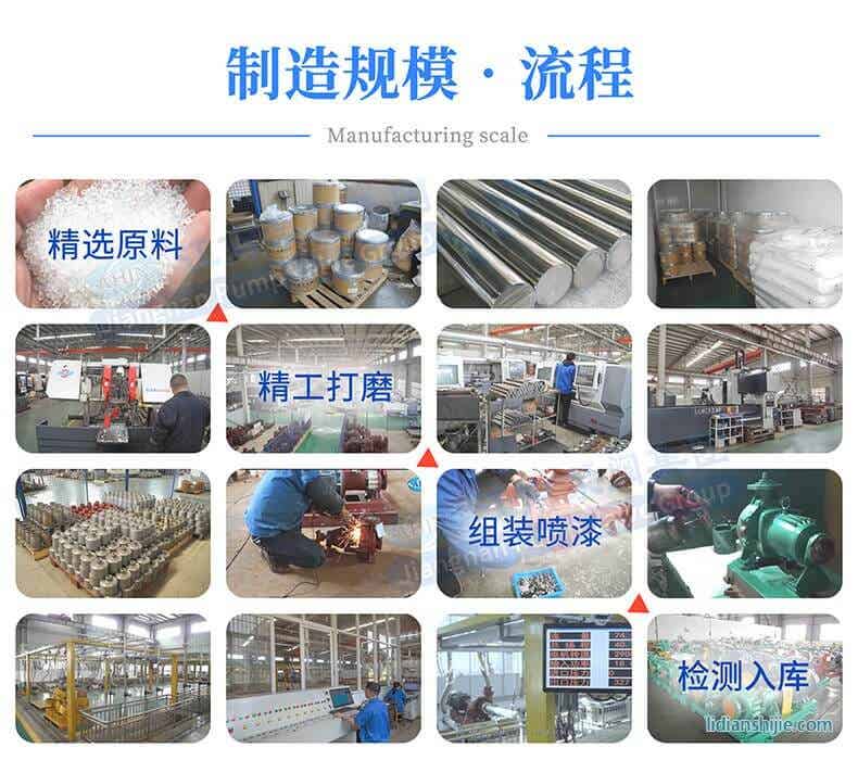 JIH-HX不锈钢耐腐蚀离心泵制造流程
